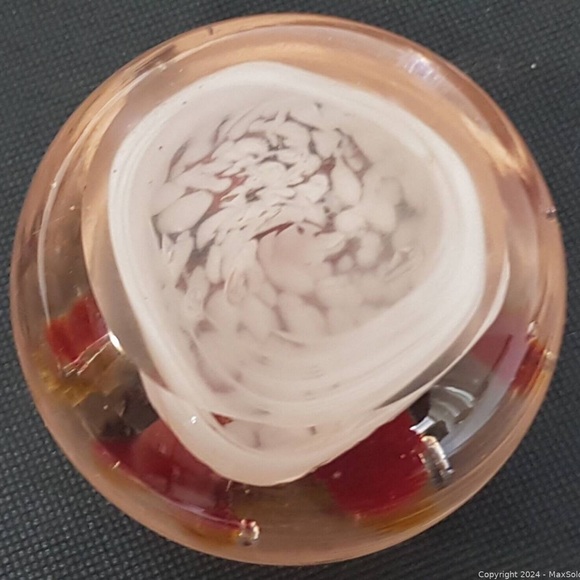 Vintage Blown Glass Paperweight - Picture 7 of 13